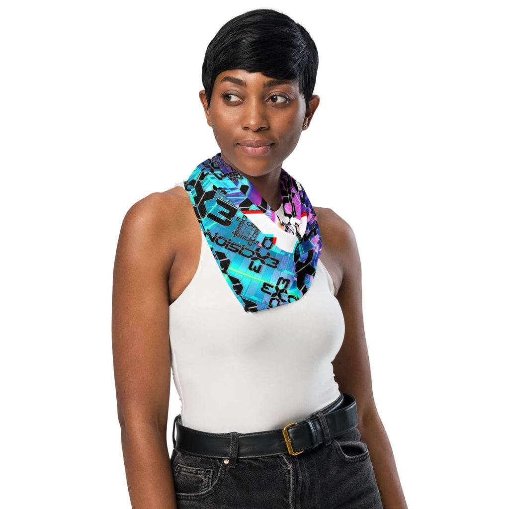 Excision Rave Bandana Reversible EDM Artist Face Mask for Music Festivals