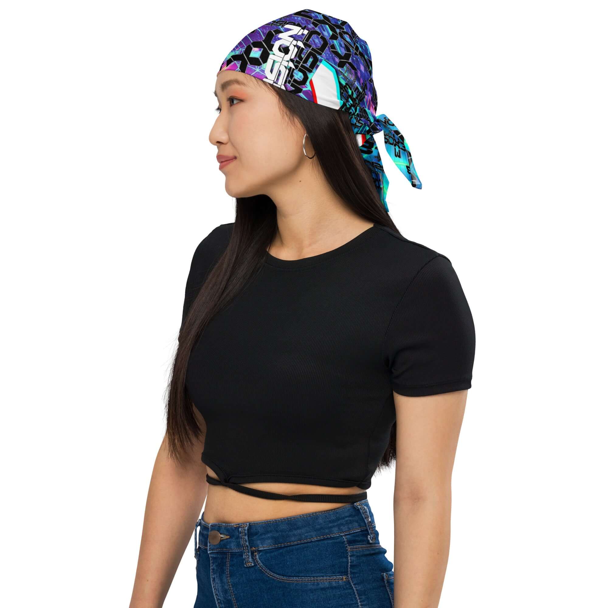 Excision Rave Bandana Reversible EDM Artist Face Mask for Music Festivals