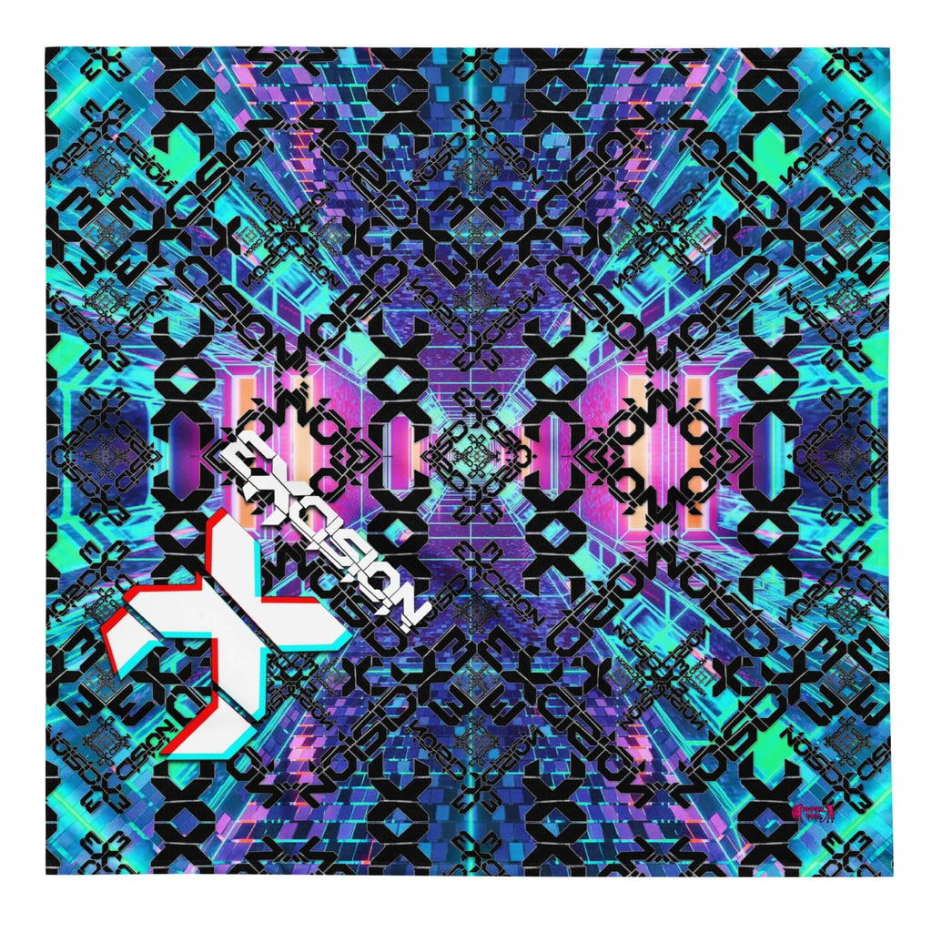 Excision Rave Bandana Reversible EDM Artist Face Mask for Music Festivals
