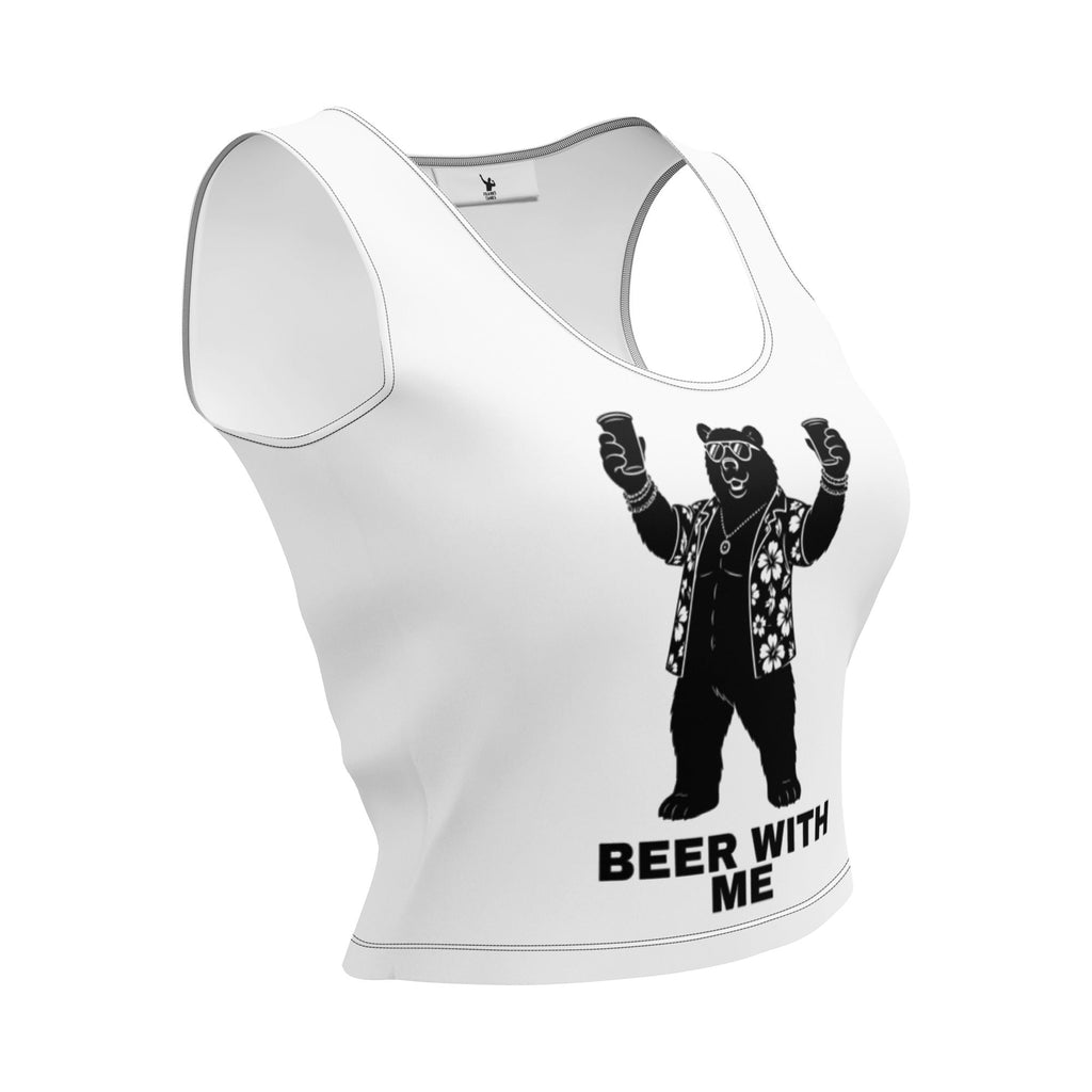 Beer with Büfüs Crop Top