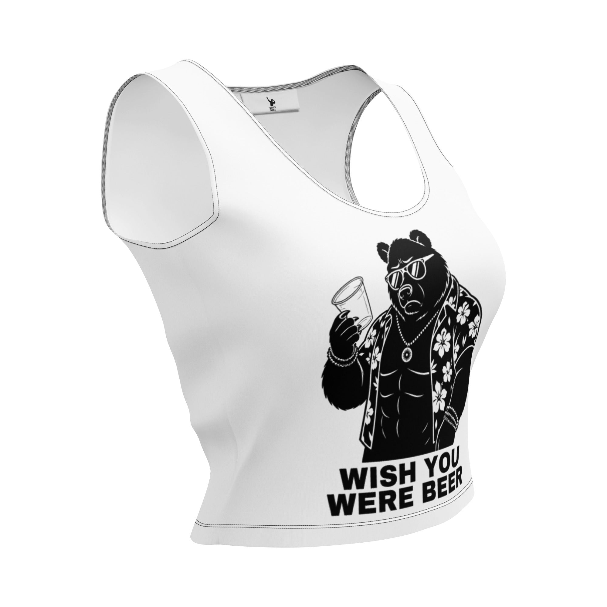 Wish You Were Beer Crop Top