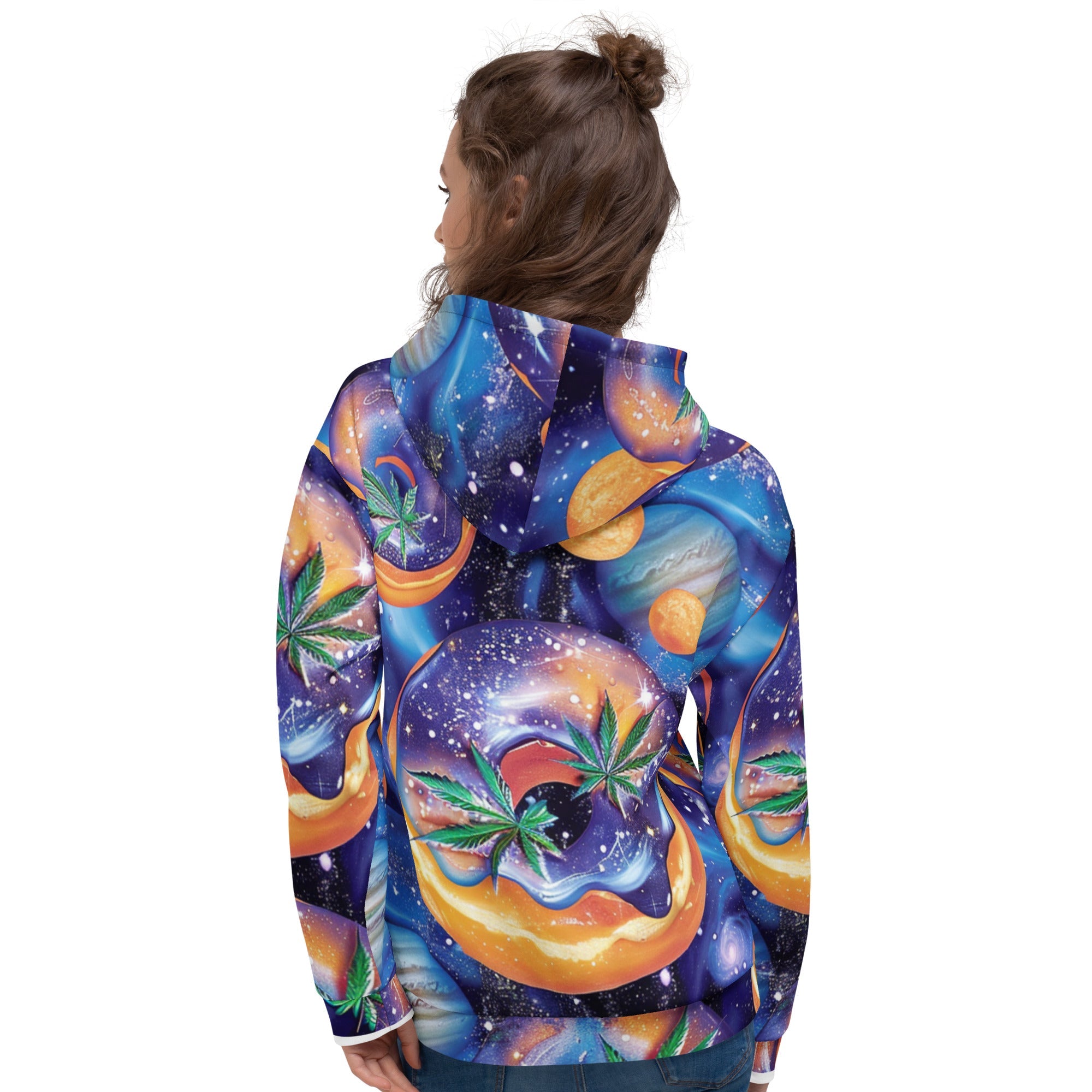 Canna Space Hoodie For EDM Rave Festival Outfit Clothing