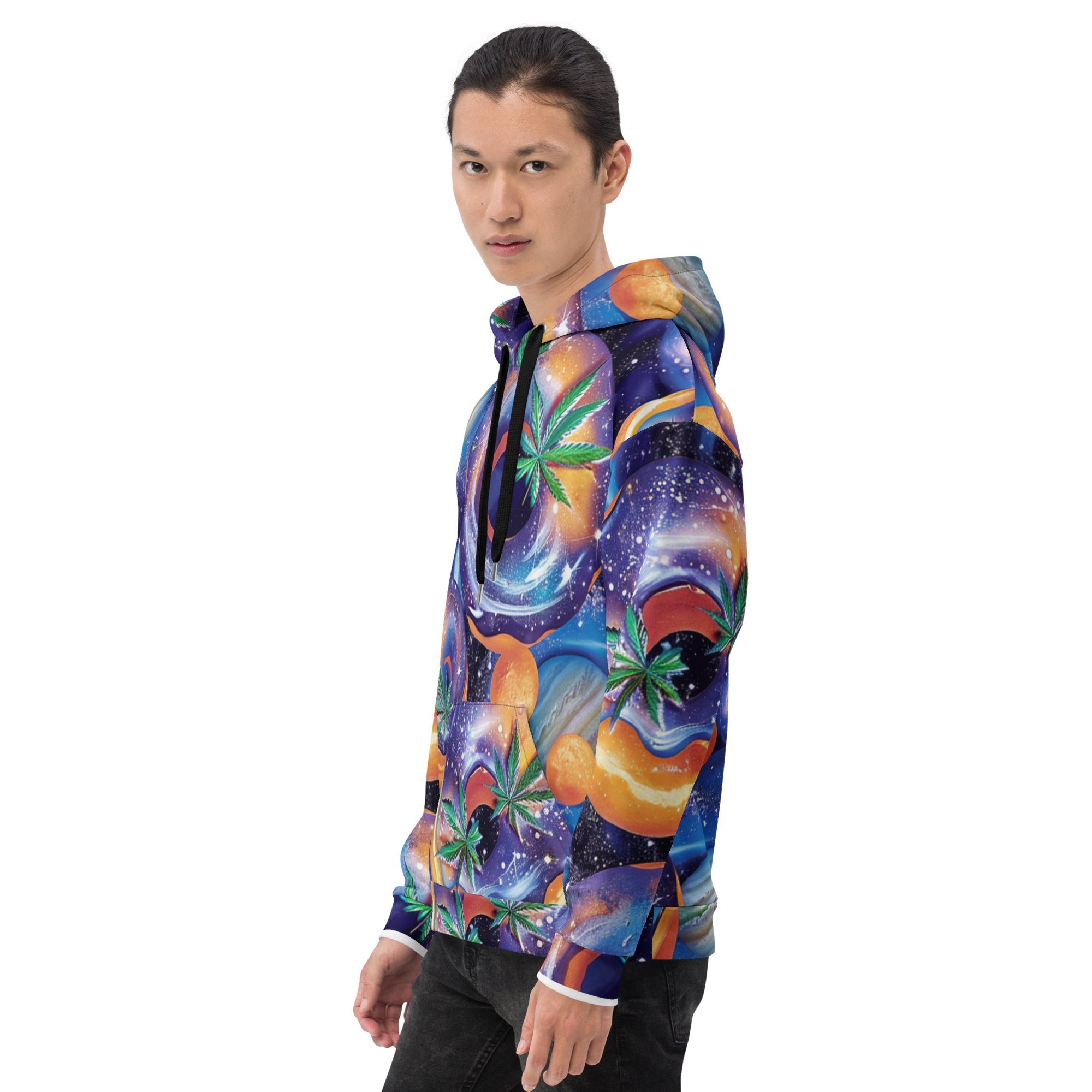 Canna Space Hoodie For EDM Rave Festival Outfit Clothing