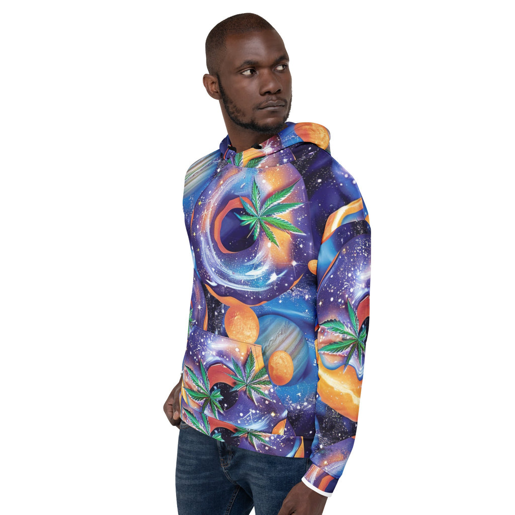 Canna Space Hoodie For EDM Rave Festival Outfit Clothing