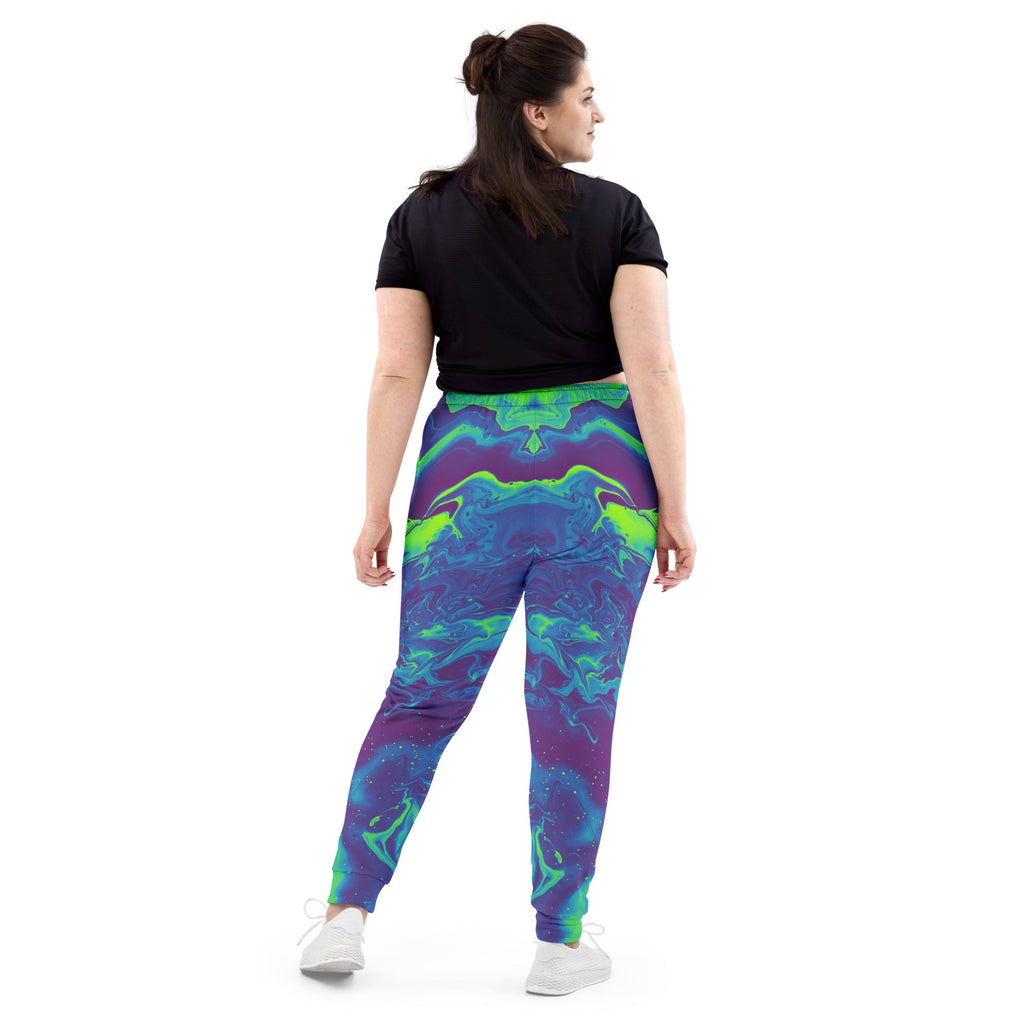 Neon Purple Women's Joggers For EDM Rave Festival Outfit Clothing