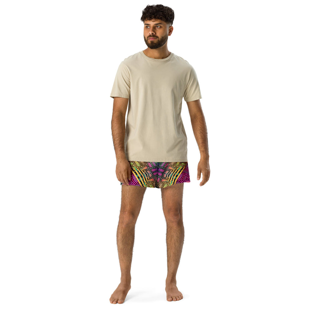 Geometry Space Athletic Shorts For EDM Rave Festival Outfit Clothing