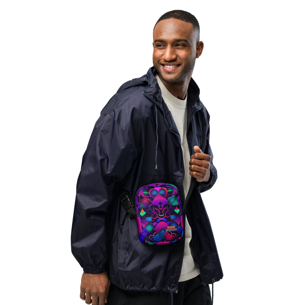 Neon Wonder Crossbody Bag For EDM Rave Festival Outfit Clothing
