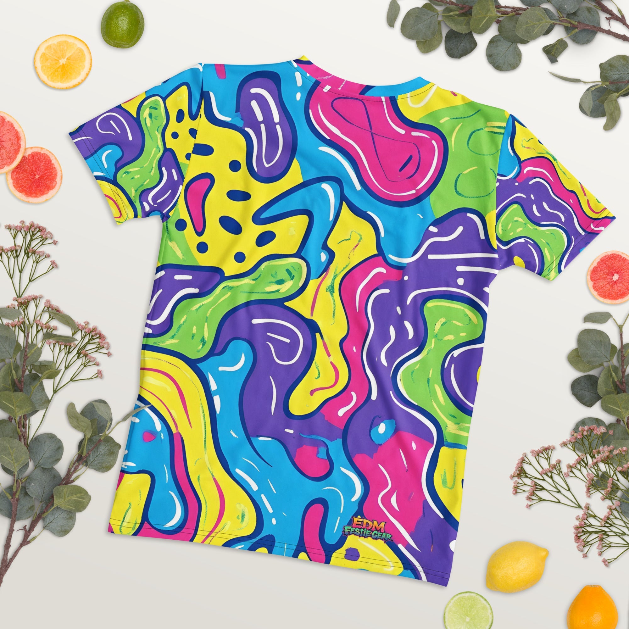 Color Trip Woman's T-shirt For EDM Rave Festival Outfit Clothing