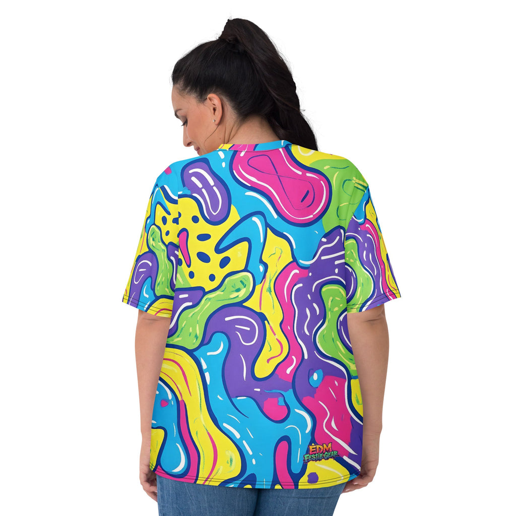 Color Trip Woman's T-shirt For EDM Rave Festival Outfit Clothing