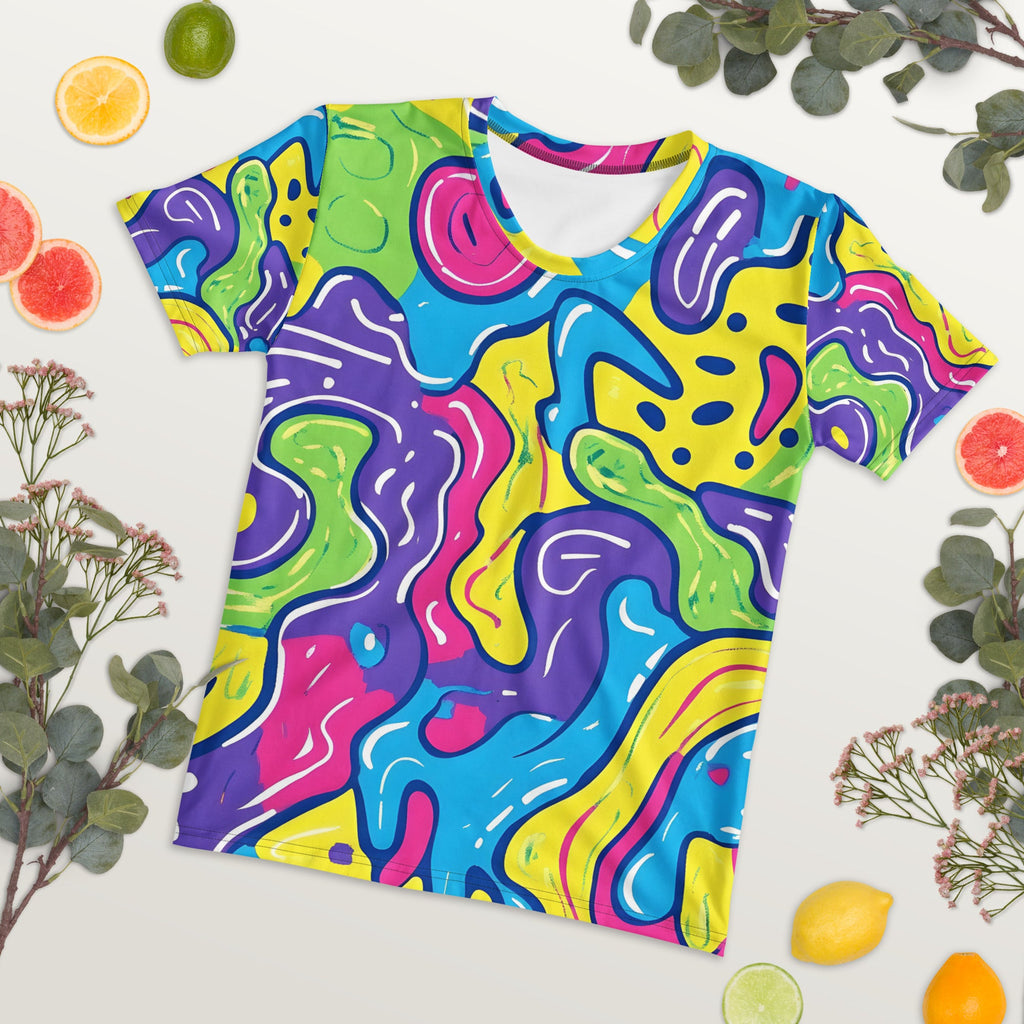 Color Trip Woman's T-shirt For EDM Rave Festival Outfit Clothing