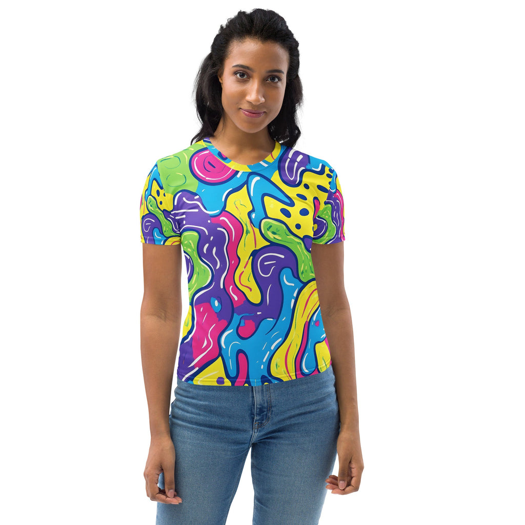 Color Trip Woman's T-shirt For EDM Rave Festival Outfit Clothing