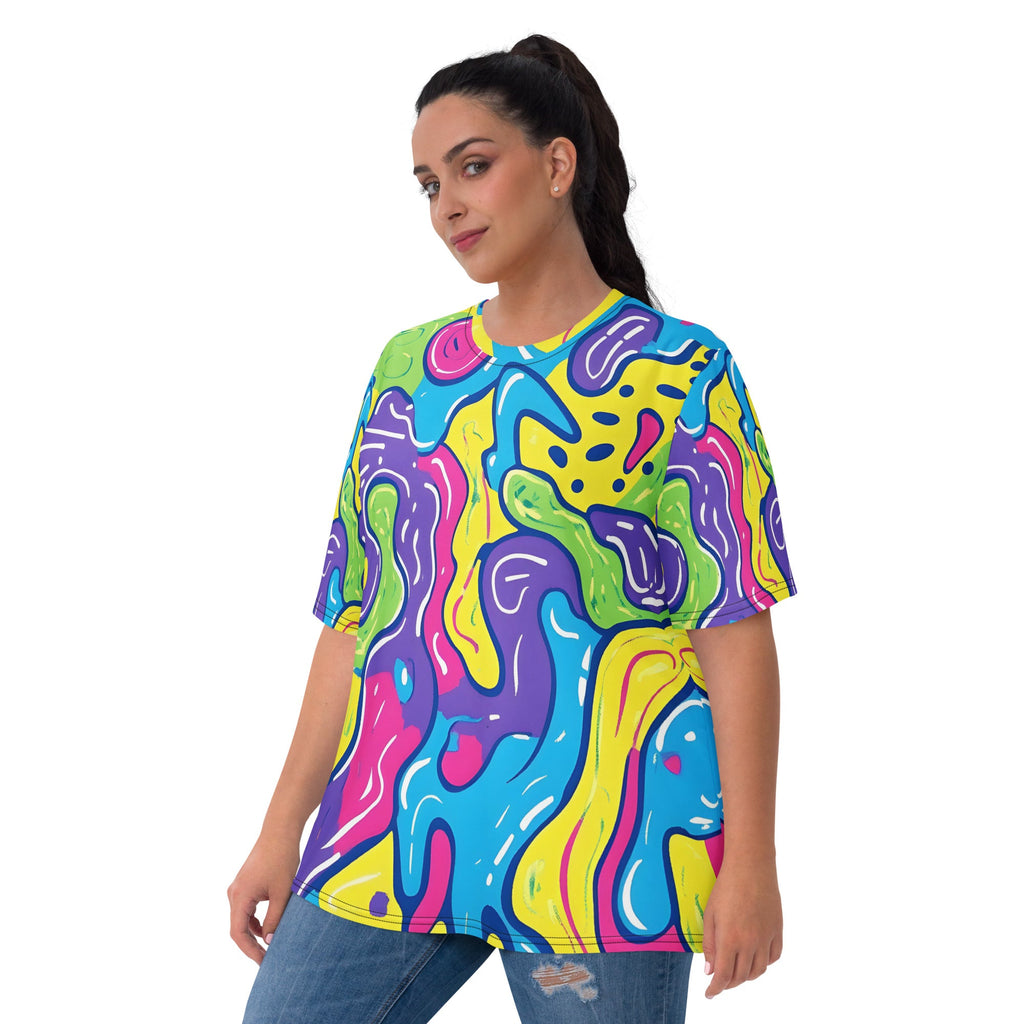 Color Trip Woman's T-shirt For EDM Rave Festival Outfit Clothing