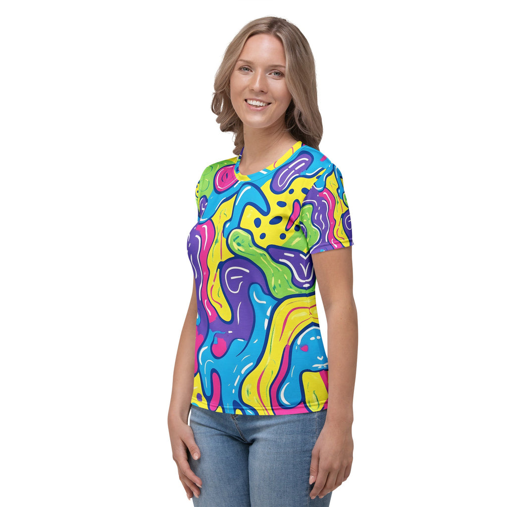 Color Trip Woman's T-shirt For EDM Rave Festival Outfit Clothing