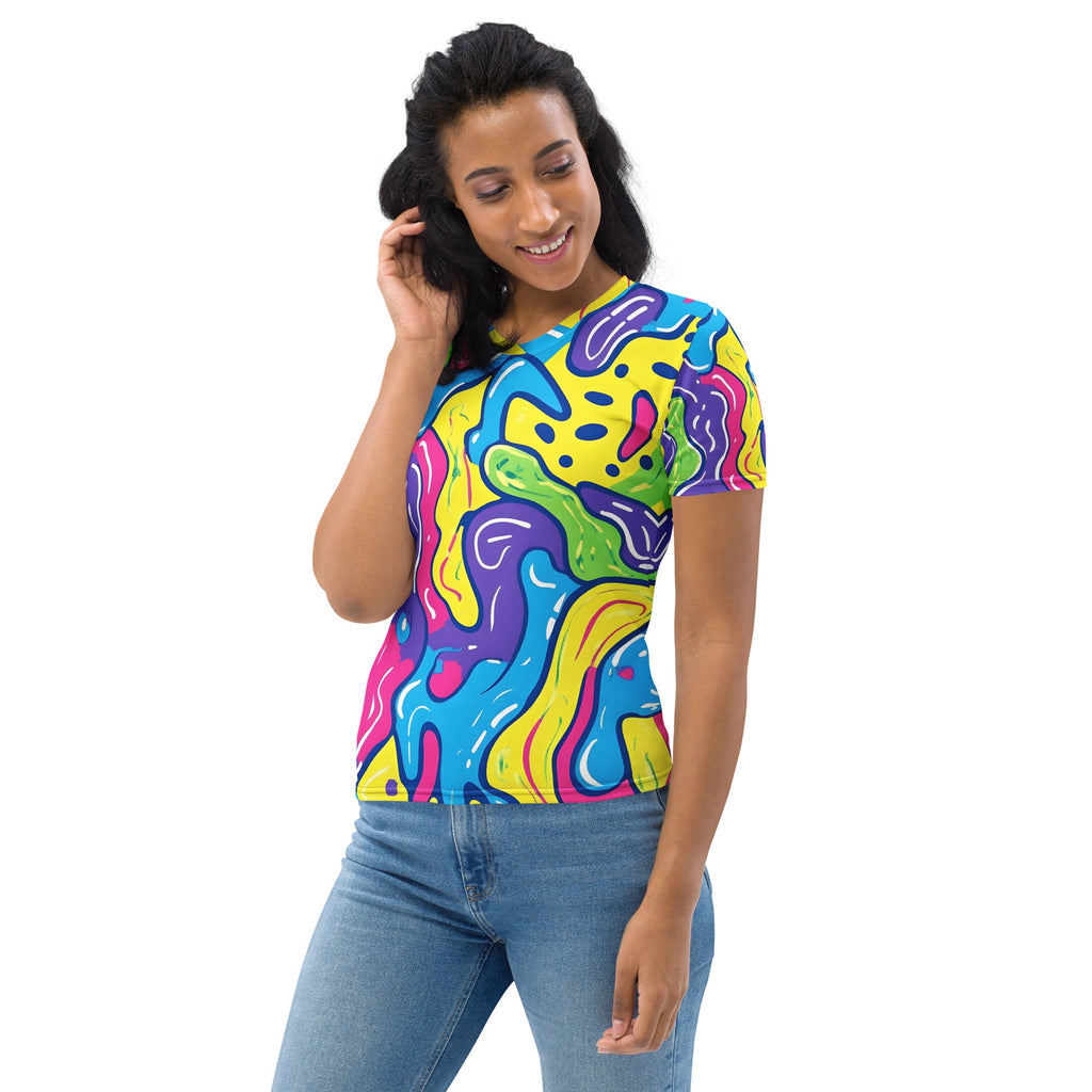 Color Trip Woman's T-shirt For EDM Rave Festival Outfit Clothing