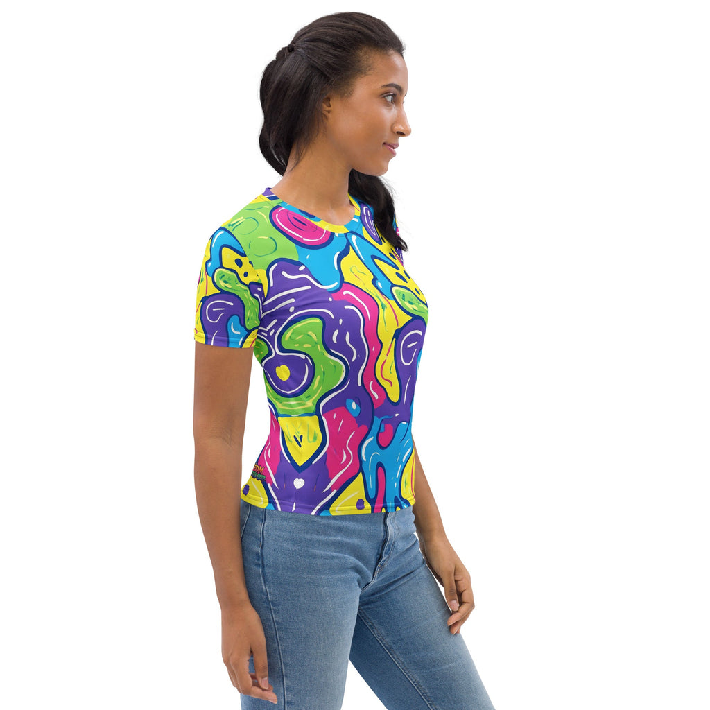 Color Trip Woman's T-shirt For EDM Rave Festival Outfit Clothing