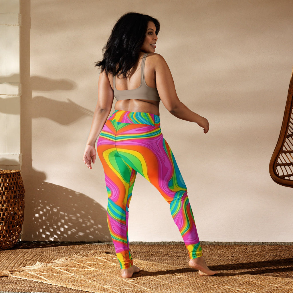 Neon Craze Woman's Yoga Leggings For EDM Rave Festival Outfit Clothing