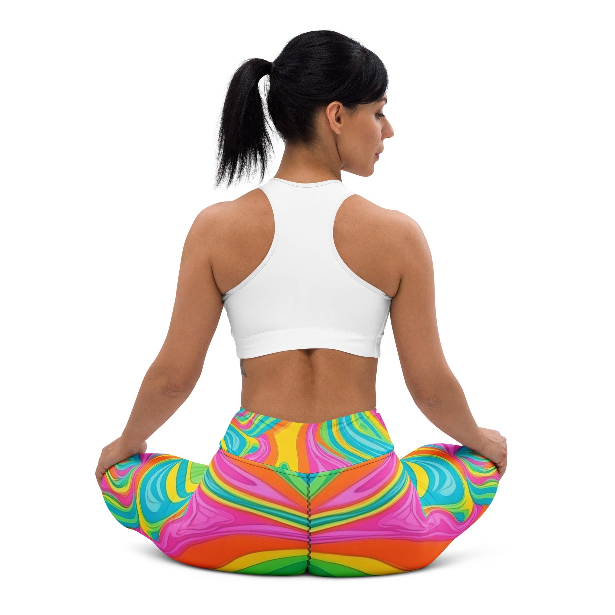 Neon Craze Woman's Yoga Leggings For EDM Rave Festival Outfit Clothing