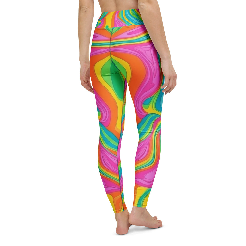 Neon Craze Woman's Yoga Leggings For EDM Rave Festival Outfit Clothing