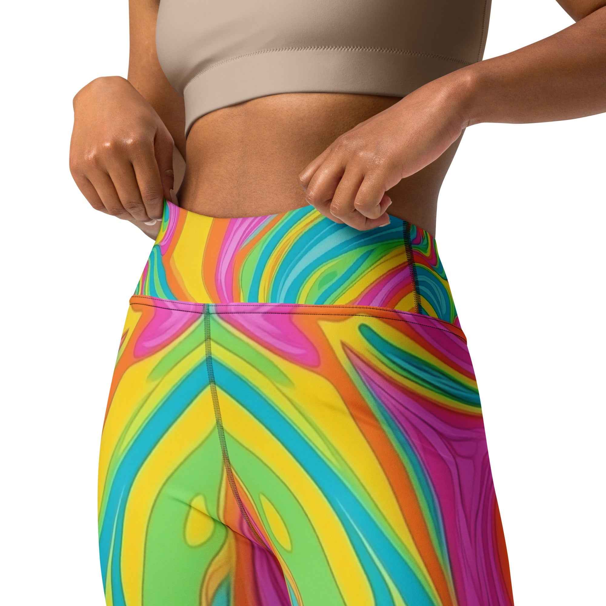 Neon Craze Woman's Yoga Leggings For EDM Rave Festival Outfit Clothing