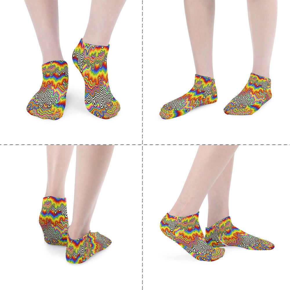 Sweat-Proof Odor-Resistant Ankle Socks - 5 Pairs of LightweightBreathable Durable with Cushioned Padding on Bottom for Men Women Unisex