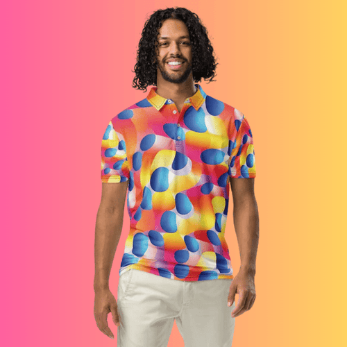 Abstract Polo - Your Essential Festival and Streetwear Item
