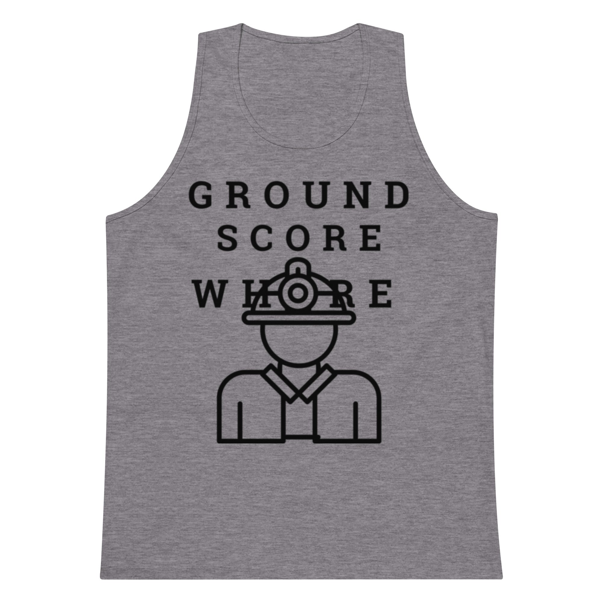 Ground Score Whore Tank — Black Print