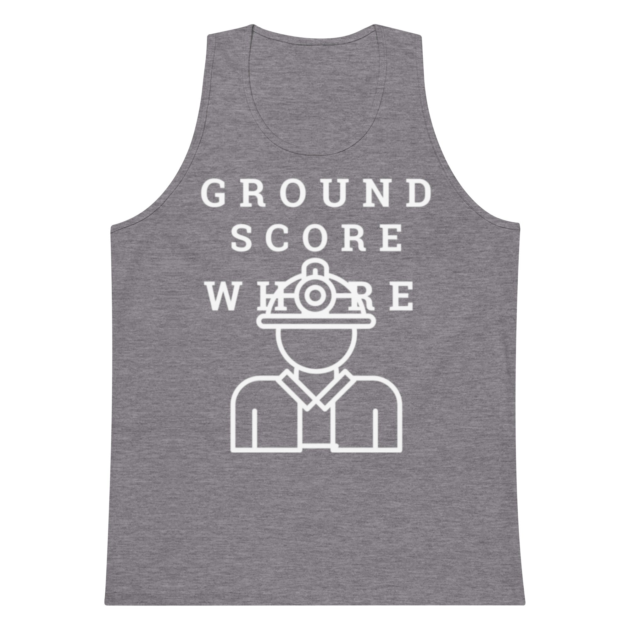 Ground Score Whore Tank — White Print