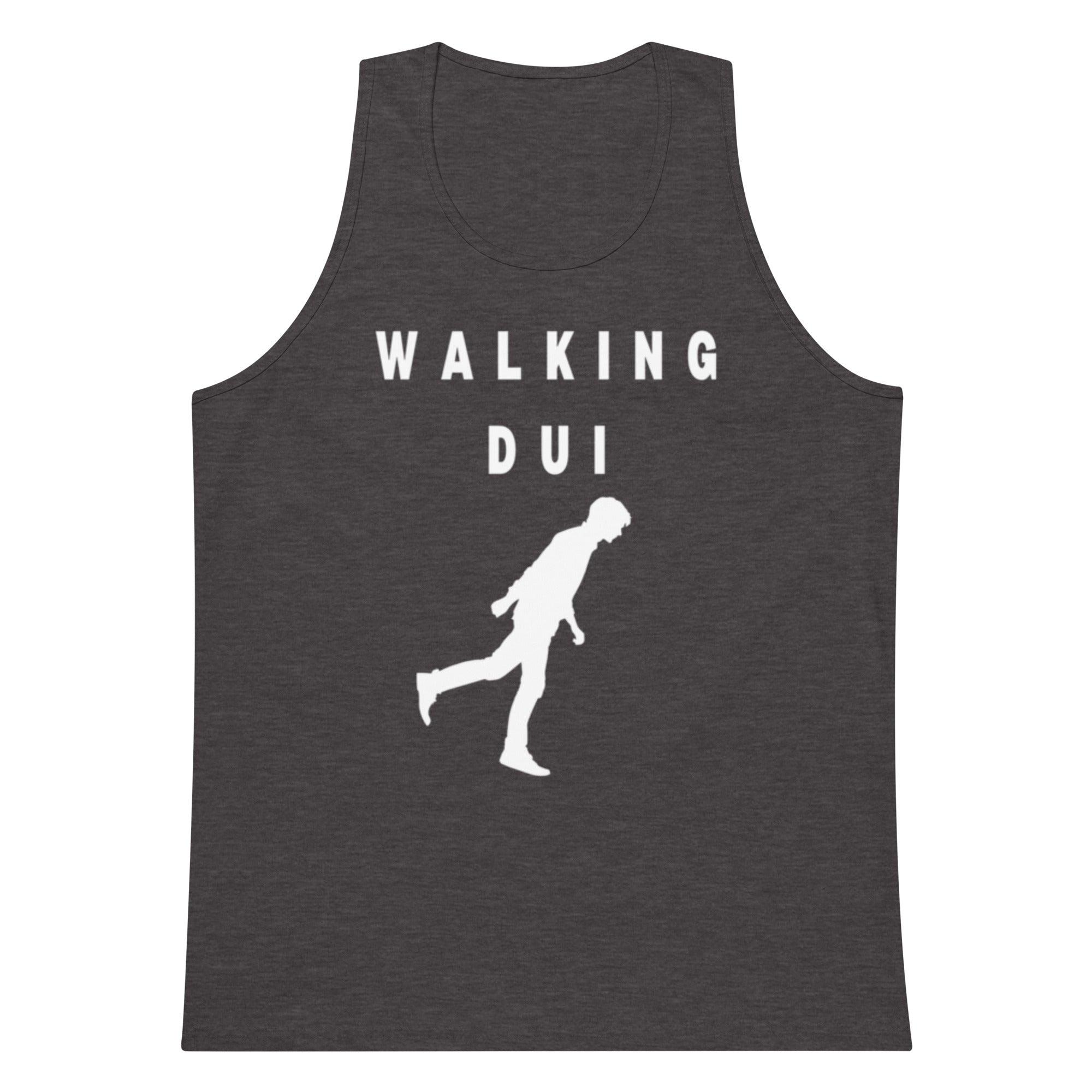 Walking DUI Tank — White Print