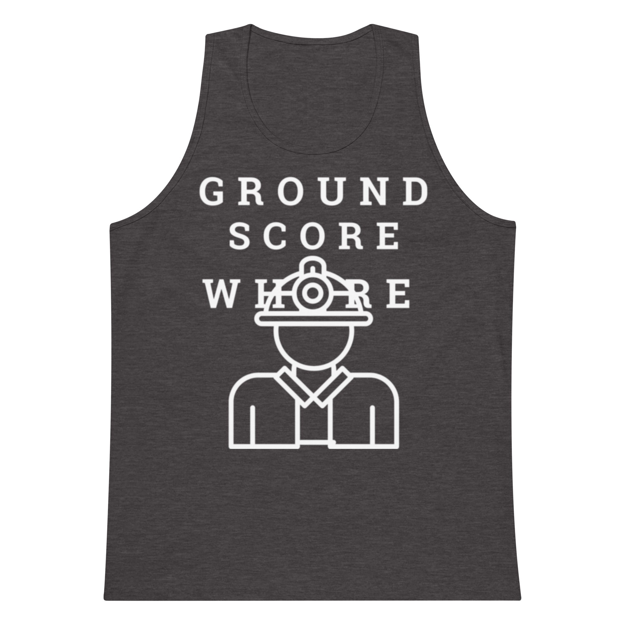 Ground Score Whore Tank — White Print