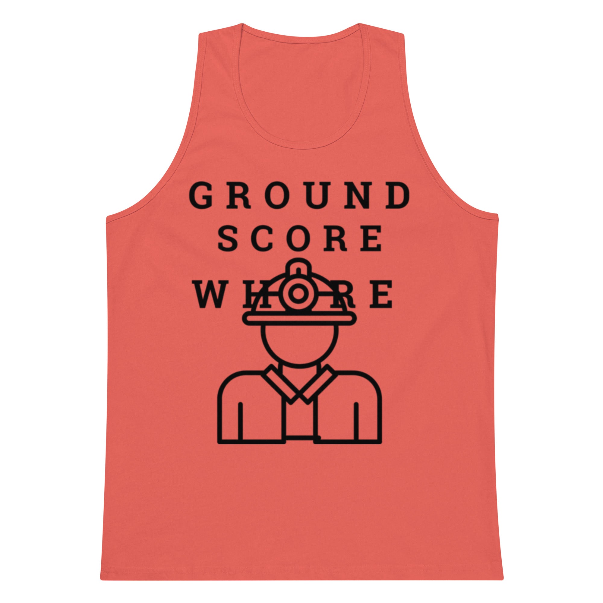 Ground Score Whore Tank — Black Print