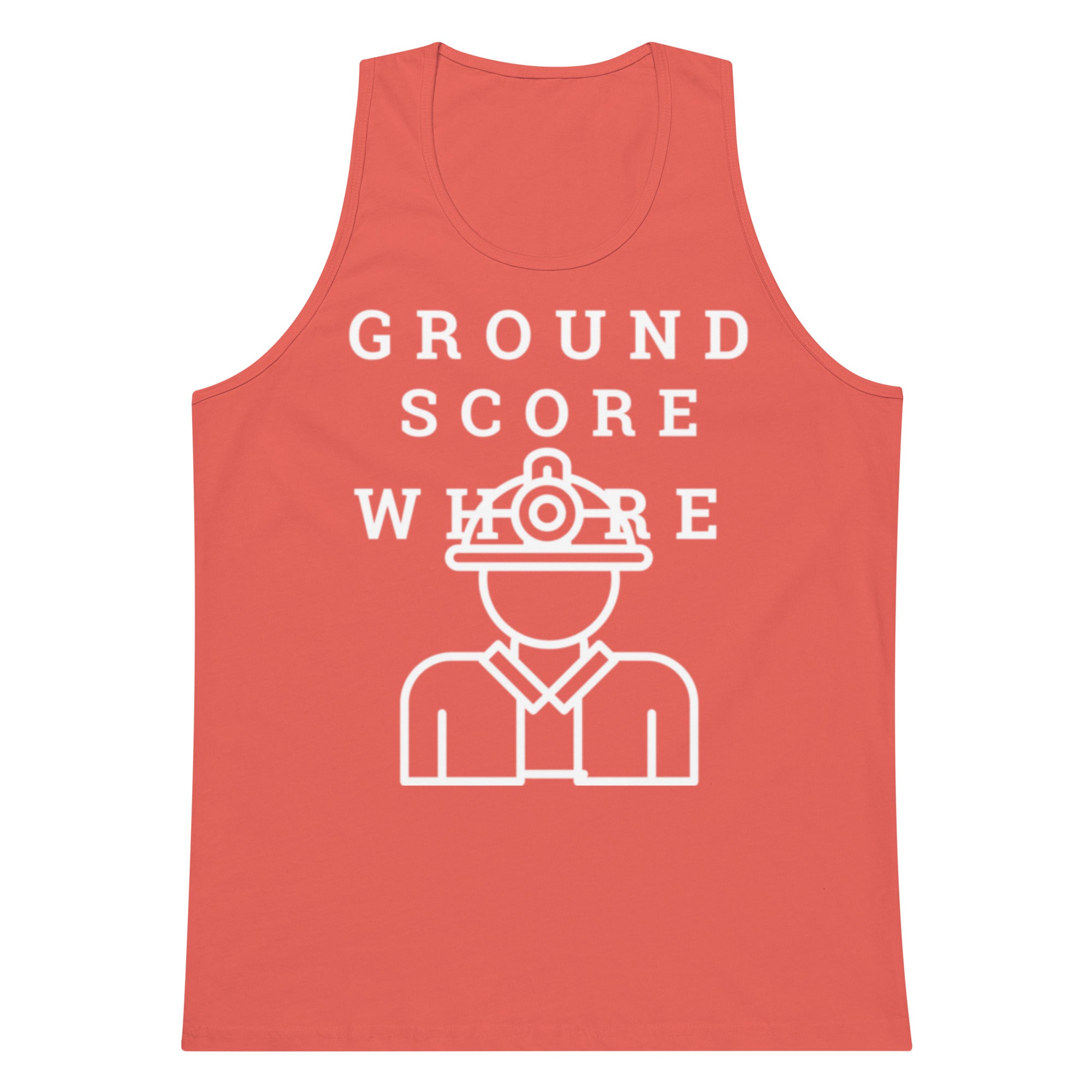 Ground Score Whore Tank — White Print