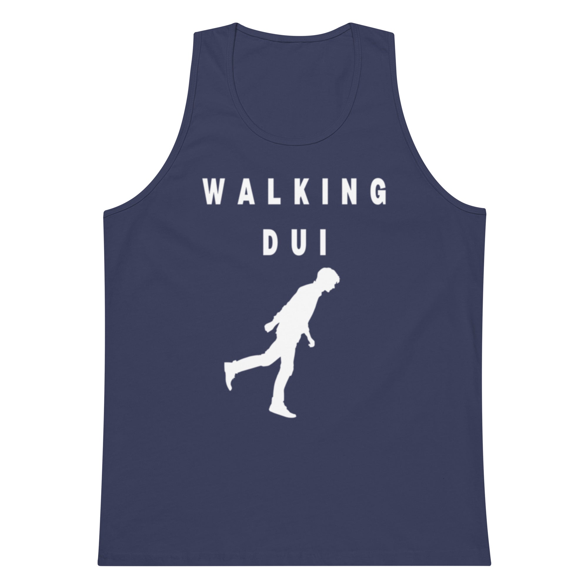 Walking DUI Tank — White Print