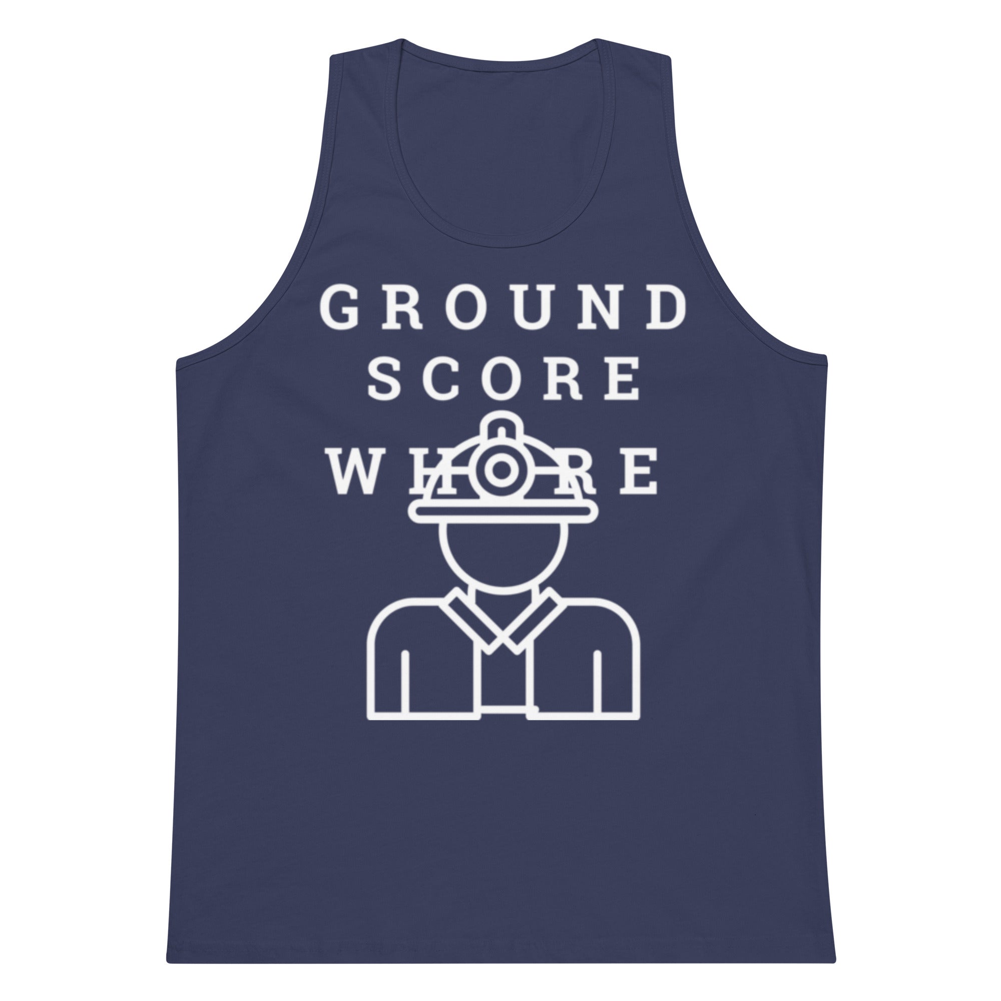 Ground Score Whore Tank — White Print