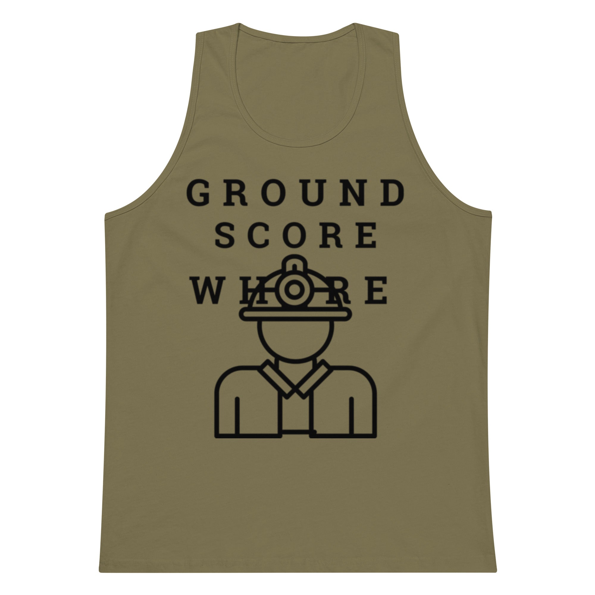 Ground Score Whore Tank — Black Print