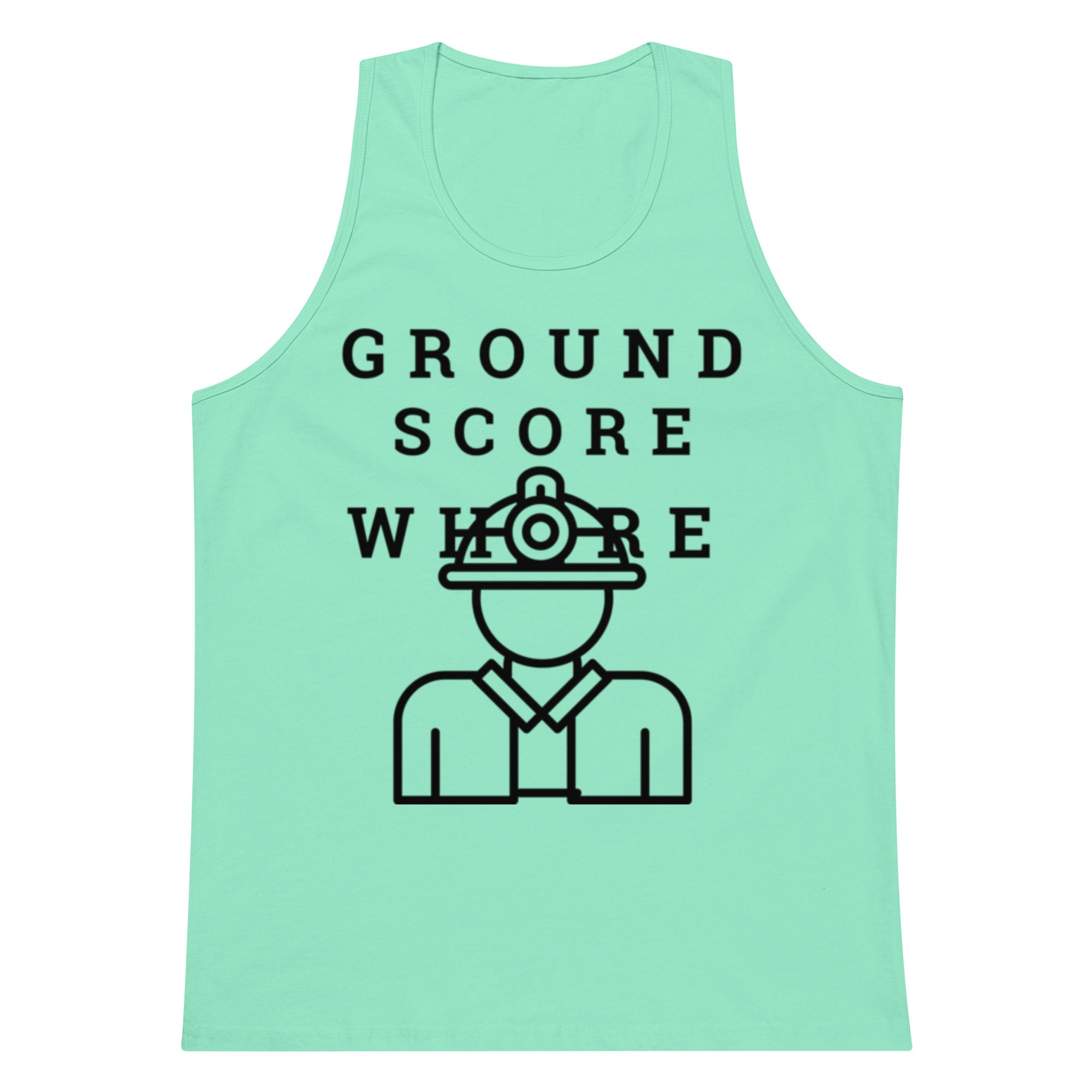 Ground Score Whore Tank — Black Print