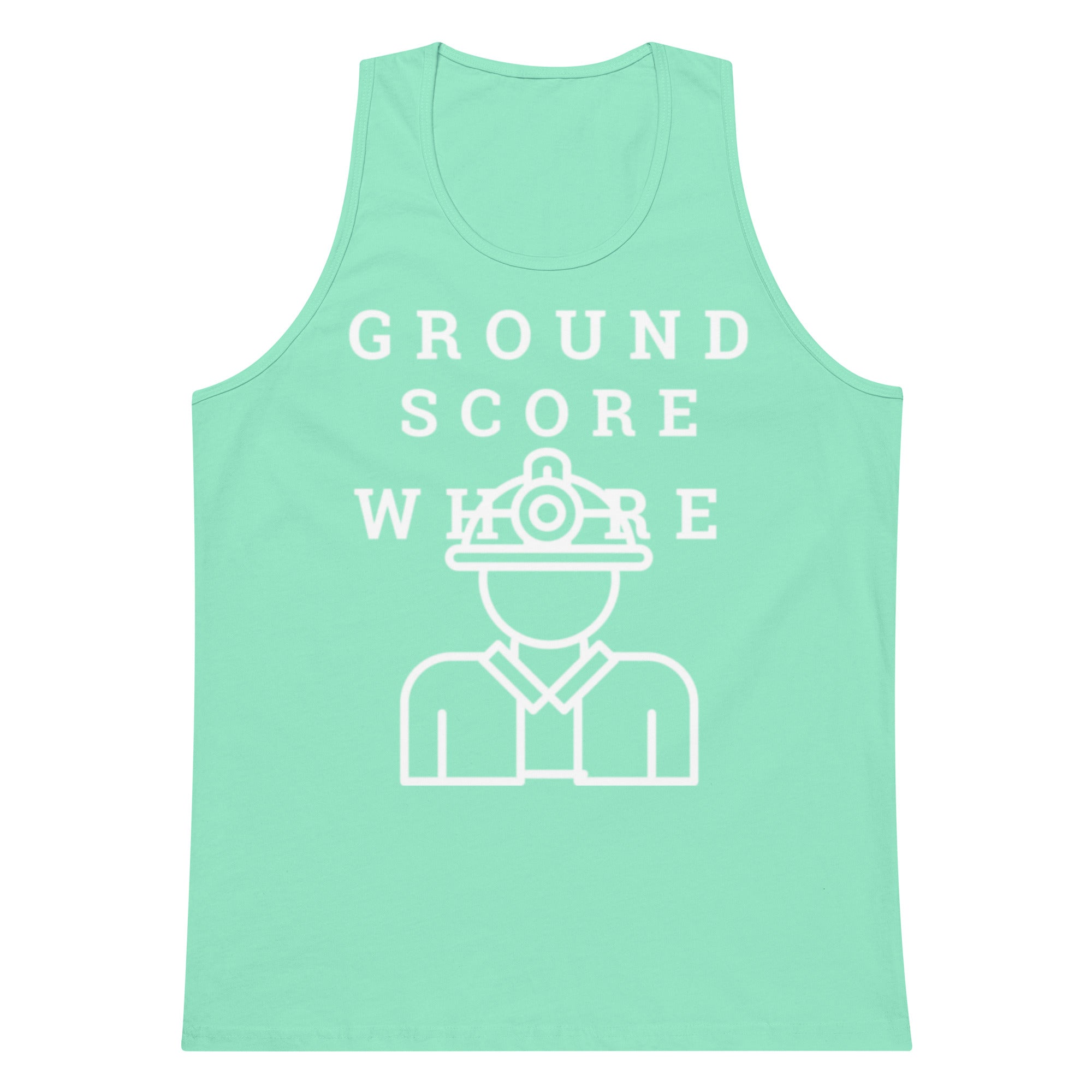Ground Score Whore Tank — White Print