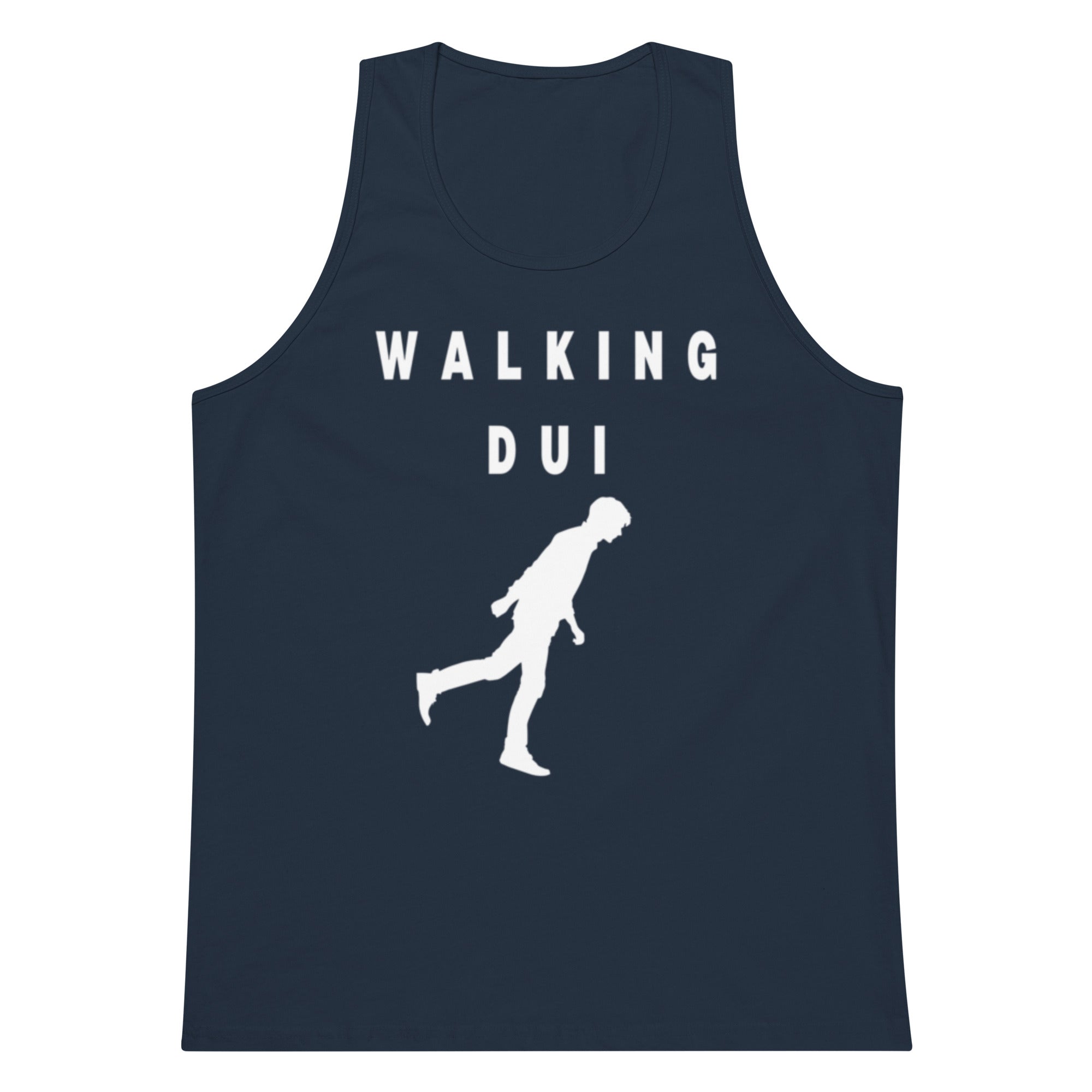Walking DUI Tank — White Print