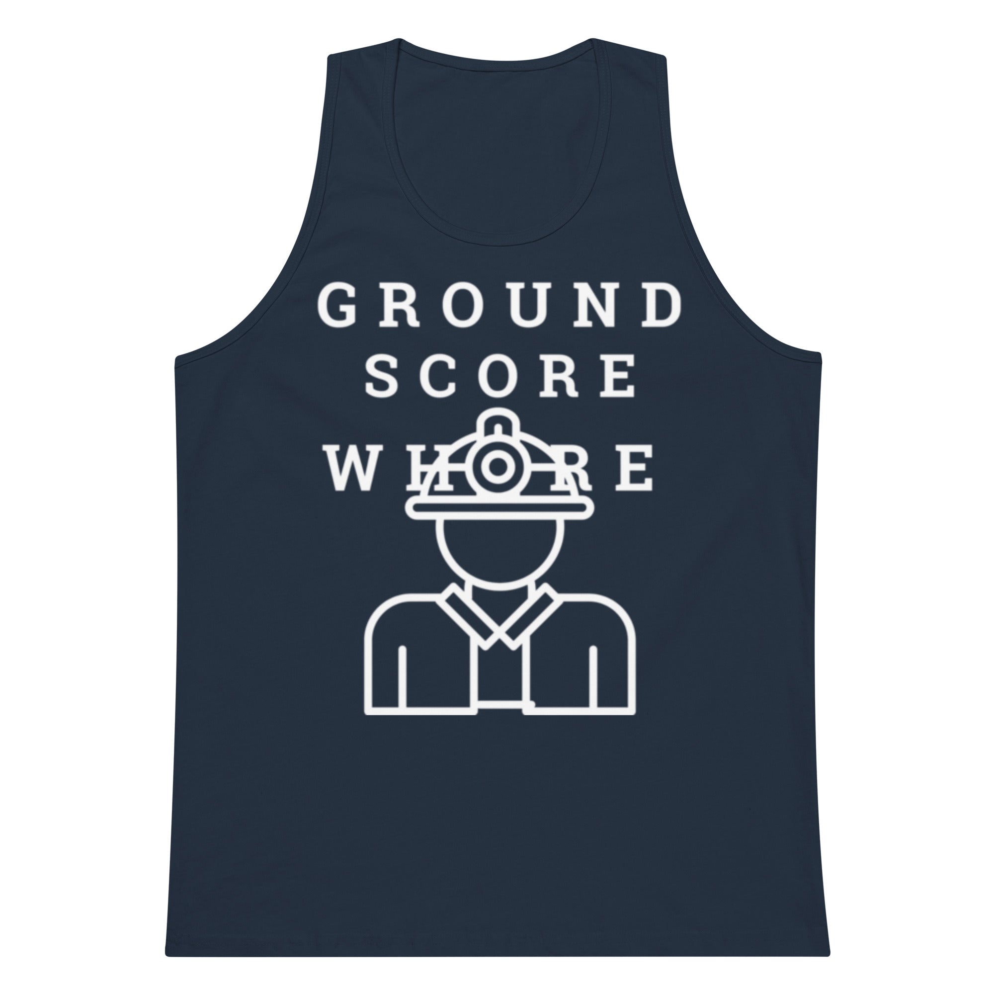 Ground Score Whore Tank — White Print