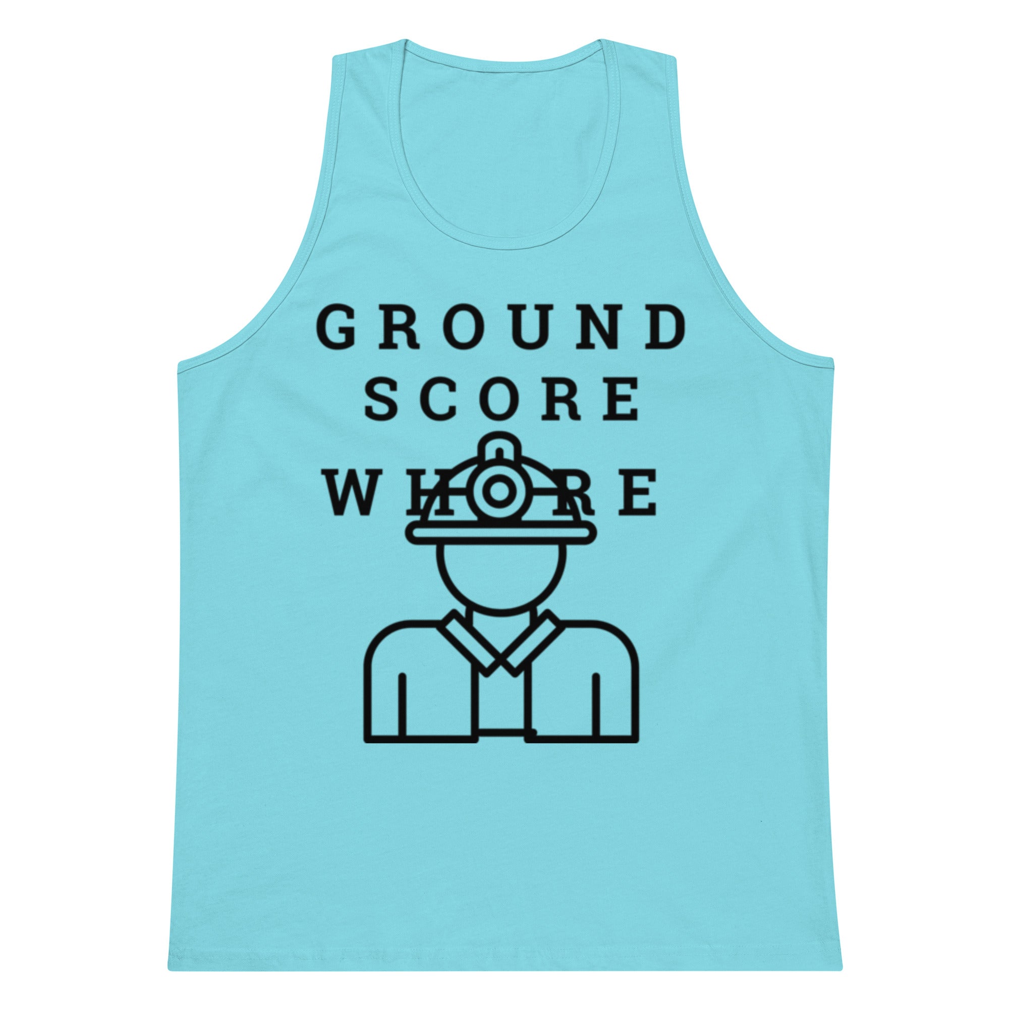 Ground Score Whore Tank — Black Print