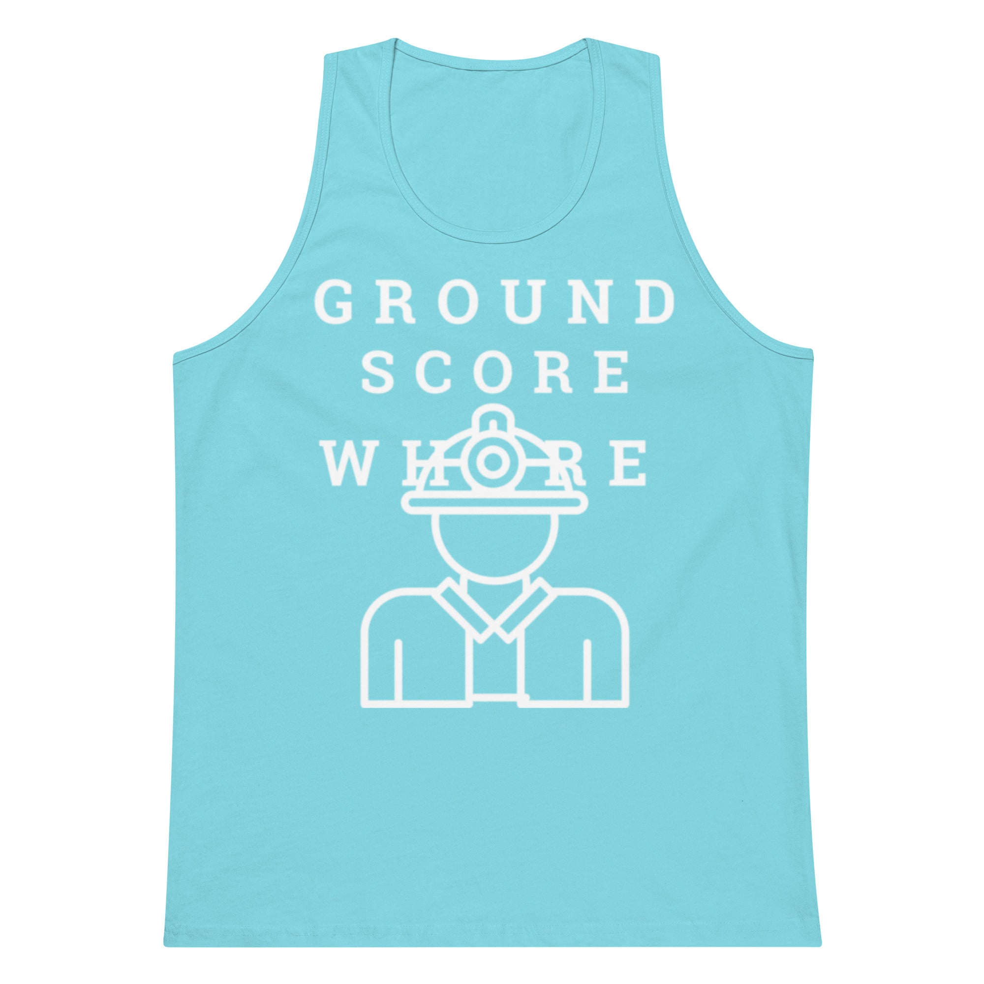 Ground Score Whore Tank — White Print