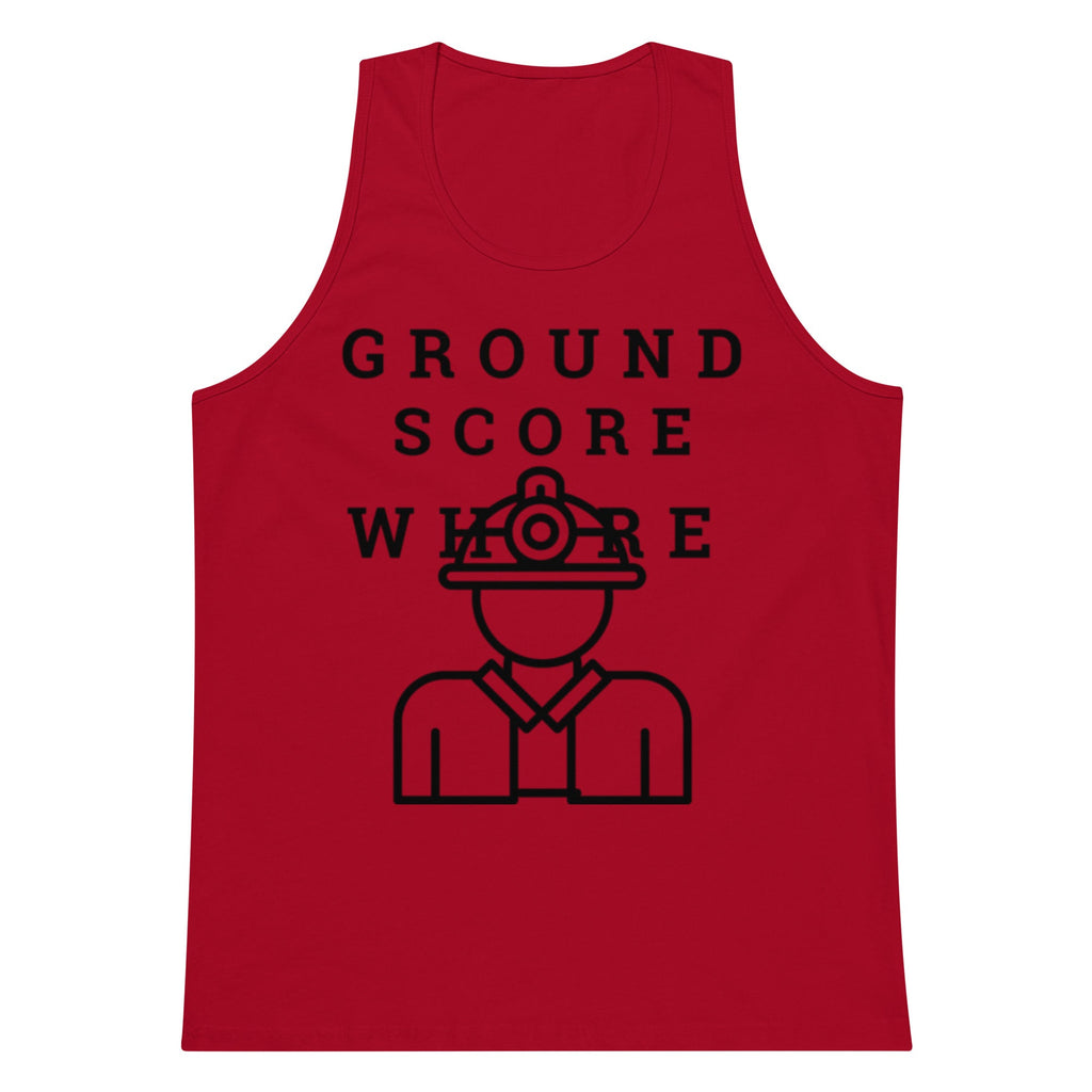 Ground Score Whore Tank — Black Print