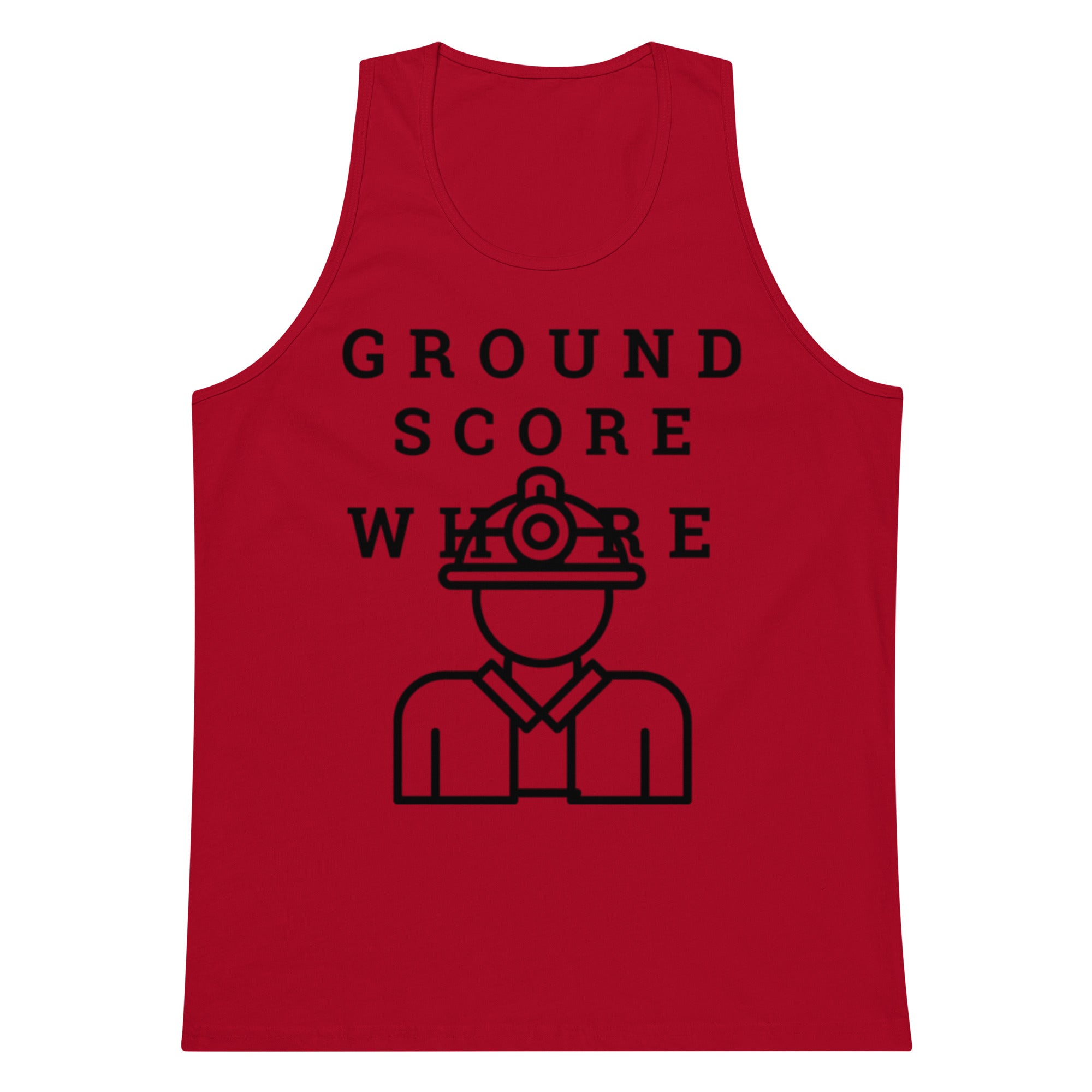Ground Score Whore Tank — Black Print
