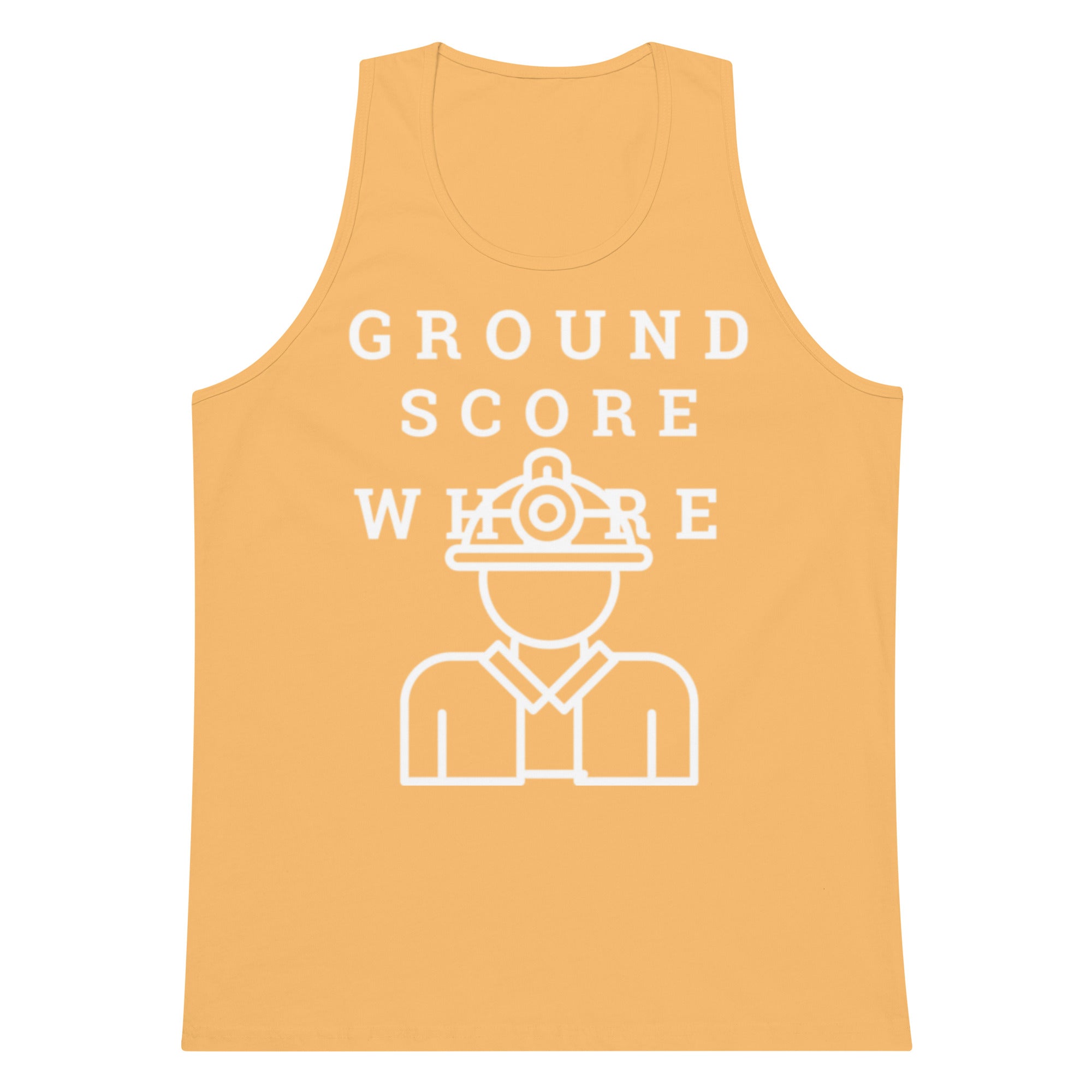 Ground Score Whore Tank — White Print