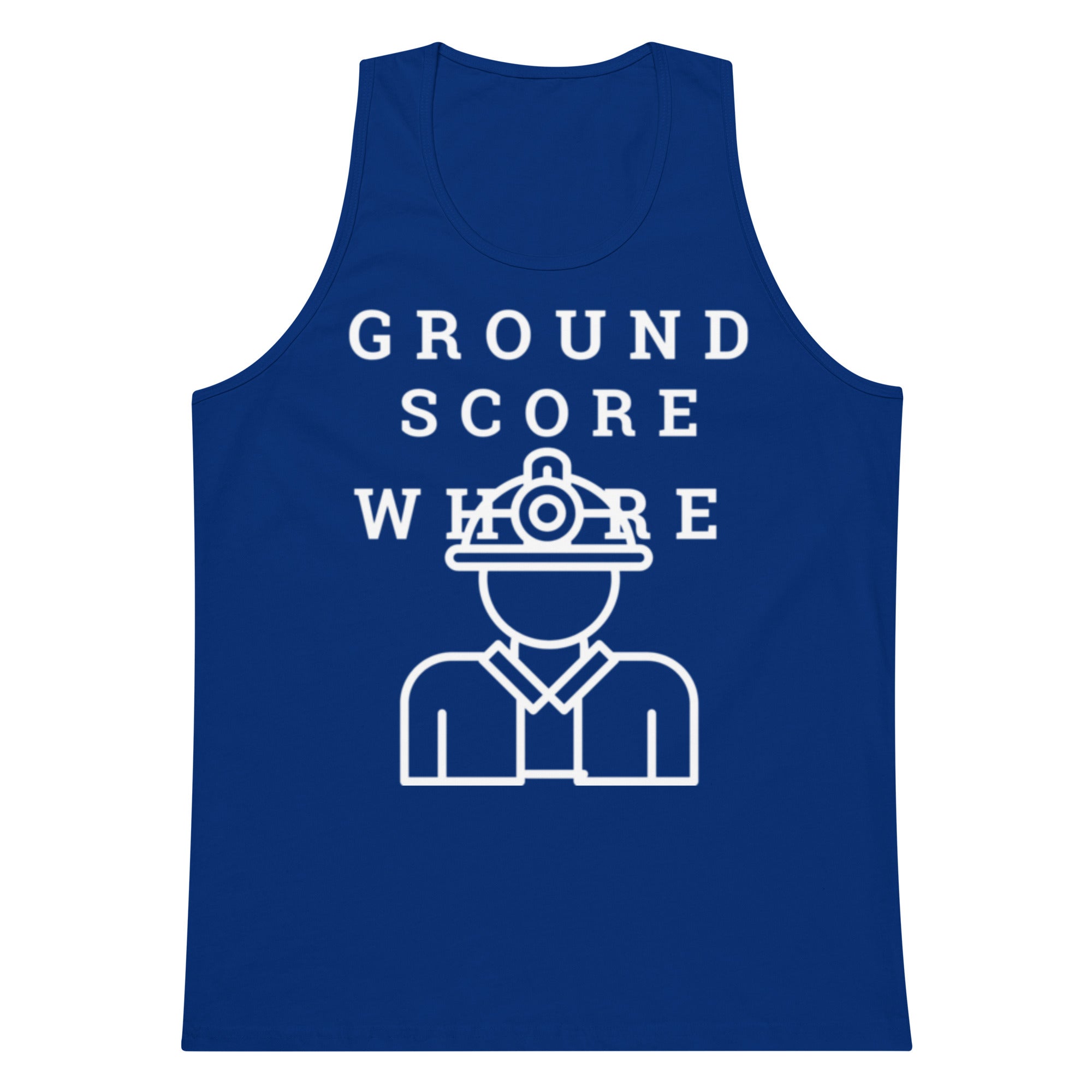Ground Score Whore Tank — White Print