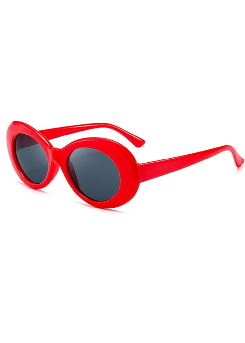 Red retro 70 styles sunglasses